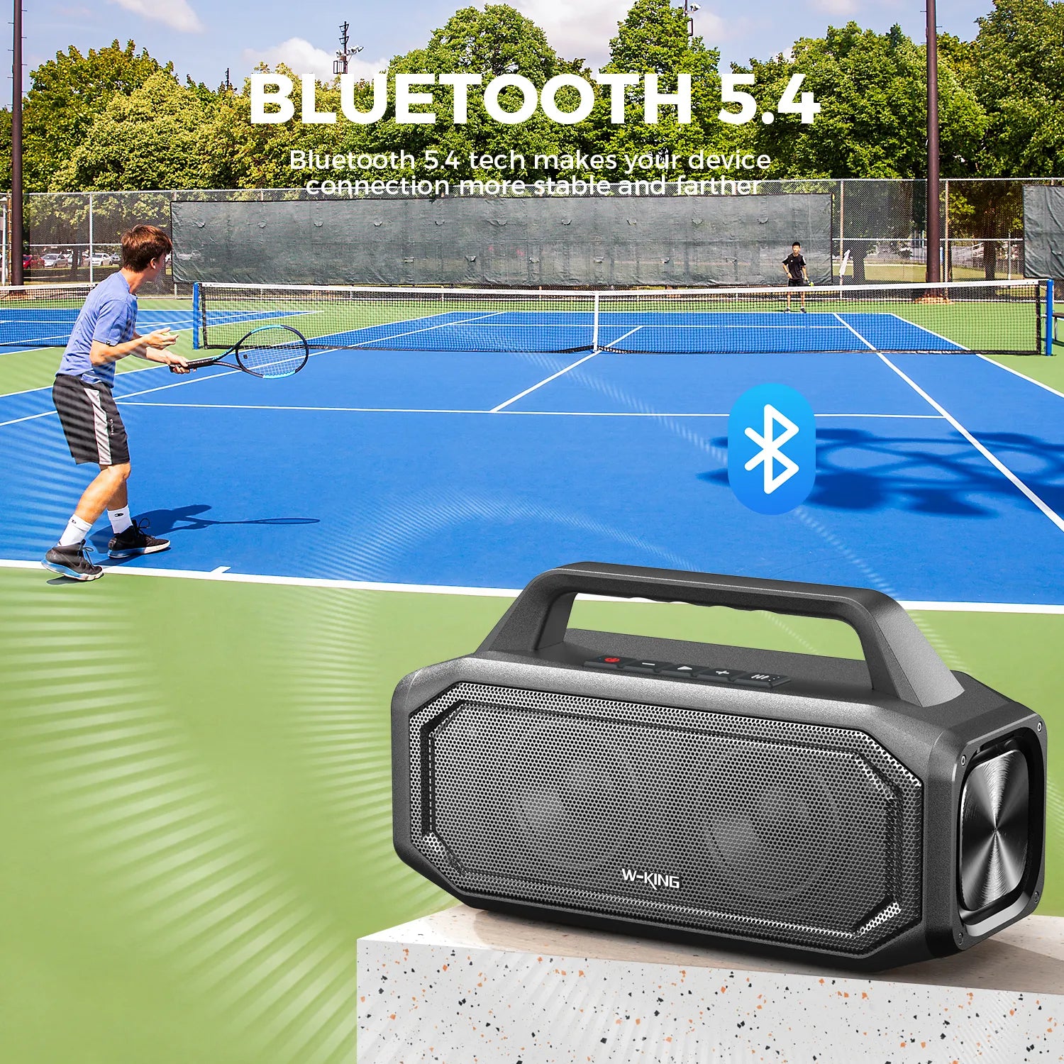 W-KING BT261 80W Outdoor Bluetooth Party Speaker with Deep Bass