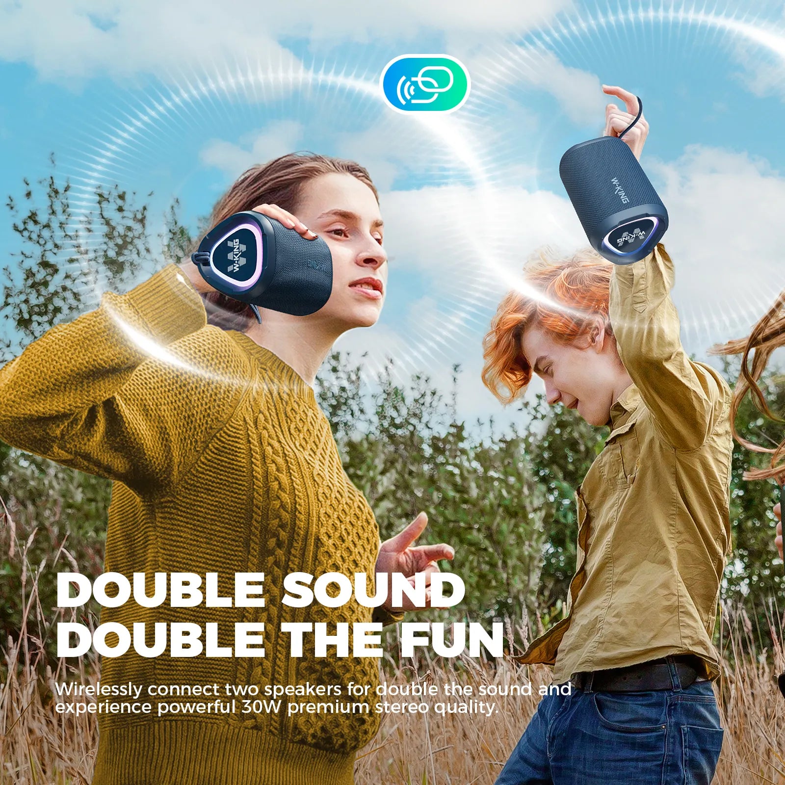W-KING D110 Portable Bluetooth Speaker