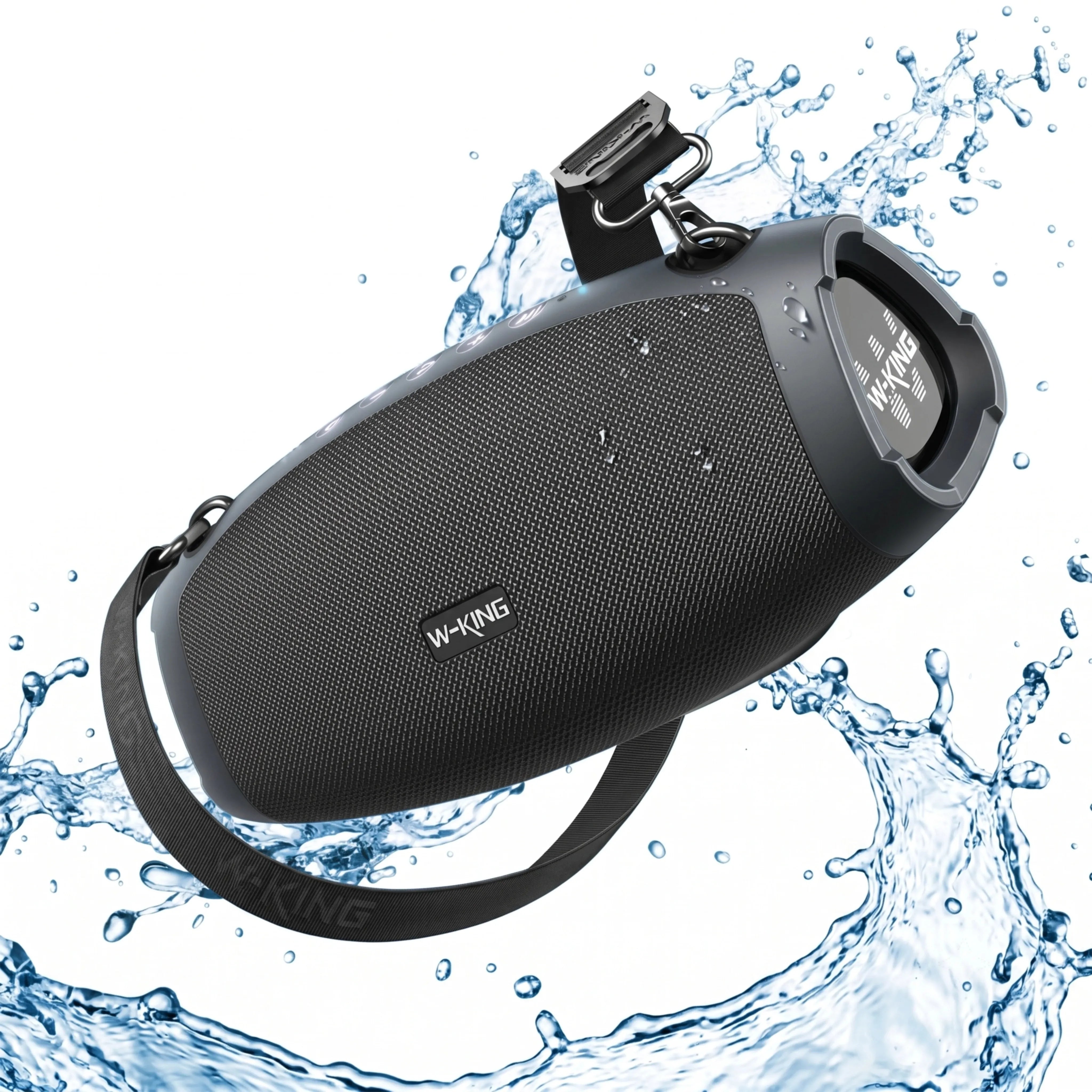 W-KING X10 70W RMS Portable Outdoor Bluetooth Speaker with Powerful Bass (120W Peak)