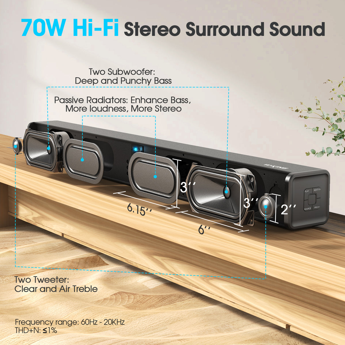 W-KING 70W Soundbar – wkingspeaker W-KING 70W Soundbar – wkingspeaker