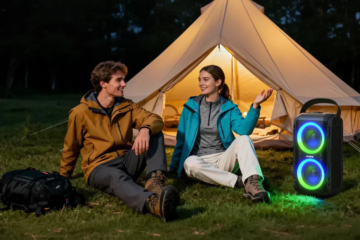 W-KING T9 bluetooth microphone karaoke speaker outdoor party