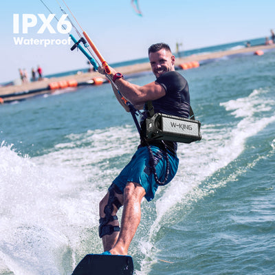 W-KING D8 90W Outdoor Bluetooth Speaker with Deep Bass