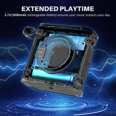 W-KING D2 Compact Portable Bluetooth Speaker