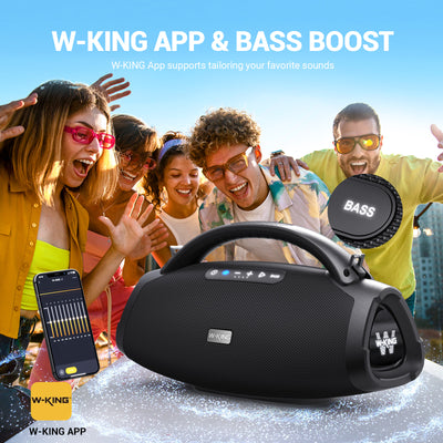 W-KING X20 200W Outdoor Bluetooth Party Speaker with Deep Bass