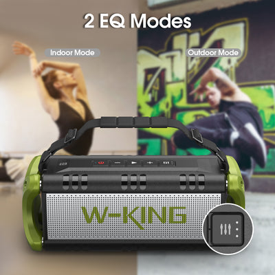 W-KING D8 90W Outdoor Bluetooth Speaker with Deep Bass