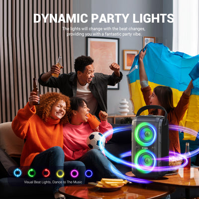 W-KING T9-2 180W Powerful Bluetooth Party Speaker