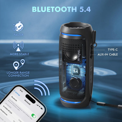 W-KING BT226 36W Portable Wireless Bluetooth Speaker