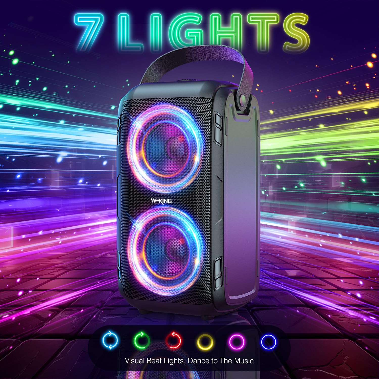 W-KING T9-2 Lite 80W RMS Bluetooth Party Speaker