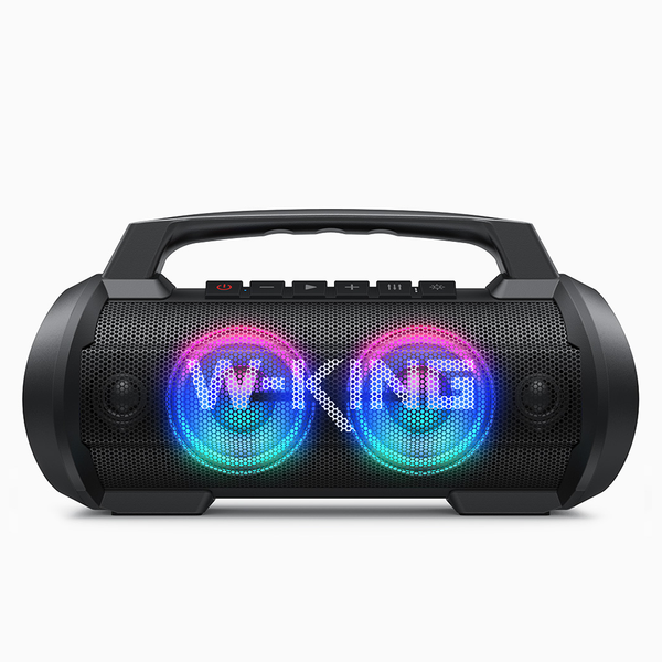 D10 - 120W Dynamic Bass | RGB Lights & Karaoke Ready | TWS, AUX