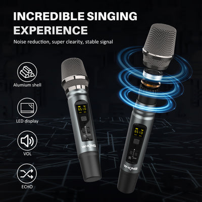 W-KING D20 Karaoke Bluetooth Speaker with Wireless Microphone