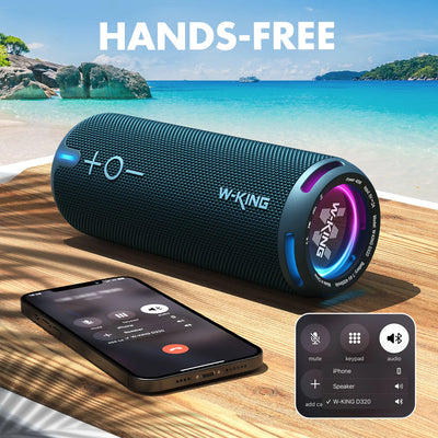 W-KING D320 40W RMS Compact Bluetooth Speaker for Travel