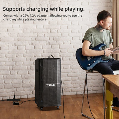 W-KING K20 Pro Karaoke Bluetooth Speaker with Wireless Microphone