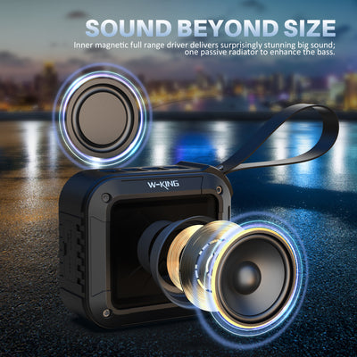 W-KING S7 Mini Wireless Bluetooth Speaker