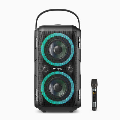 W-KING T9 Karaoke Bluetooth Party Speaker with Wireless Mic
