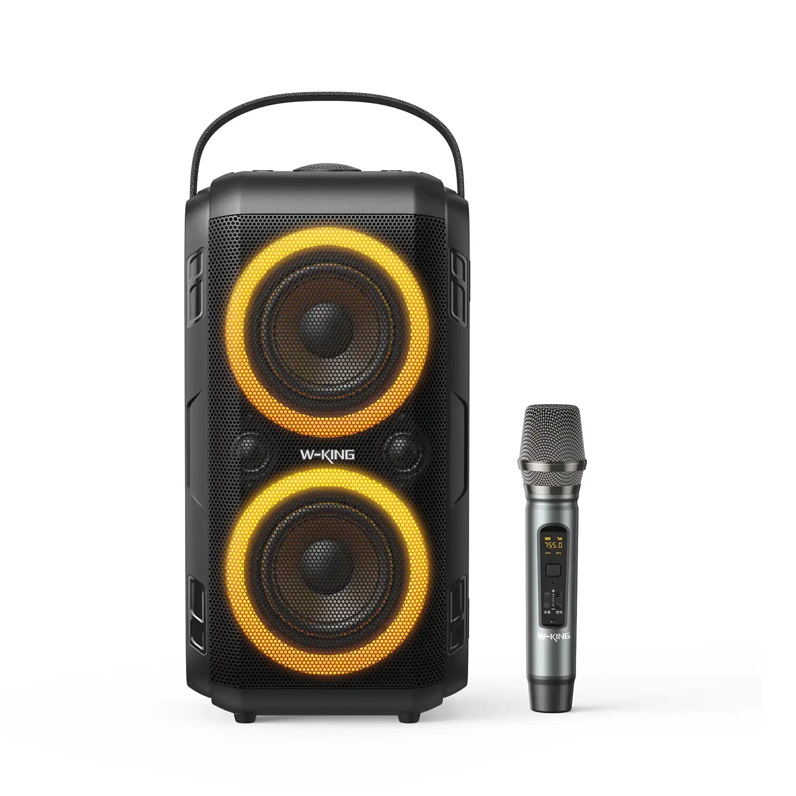 W-KING T9 Karaoke Bluetooth Party Speaker with Wireless Mic