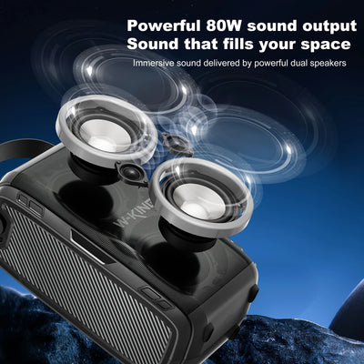 W-KING T9-M2 80W RMS Bluetooth Party Speaker