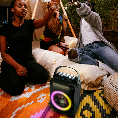 W-KING T9S Karaoke Party Speaker with Dual Wireless Microphones