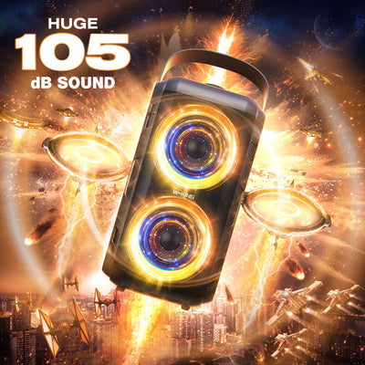 W-KING T9 Karaoke Bluetooth Party Speaker with Wireless Mic