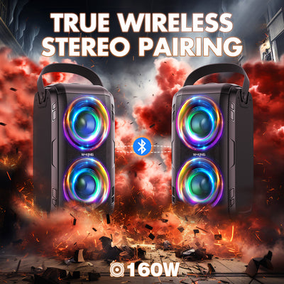 W-KING T9 Karaoke Bluetooth Party Speaker with Wireless Mic