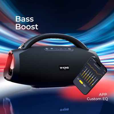 W-KING D20S 140W Loud Portable Bluetooth Speaker for Outdoor & Party