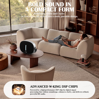 W-KING T8 II Portable Bluetooth Speaker with Deep Bass