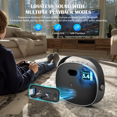 W-KING T8 II Portable Bluetooth Speaker with Deep Bass