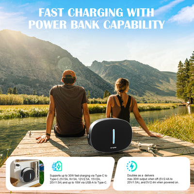 W-KING T8 II Portable Bluetooth Speaker with Deep Bass