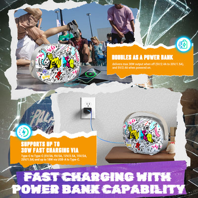 W-KING T8 II Portable Bluetooth Speaker with Deep Bass