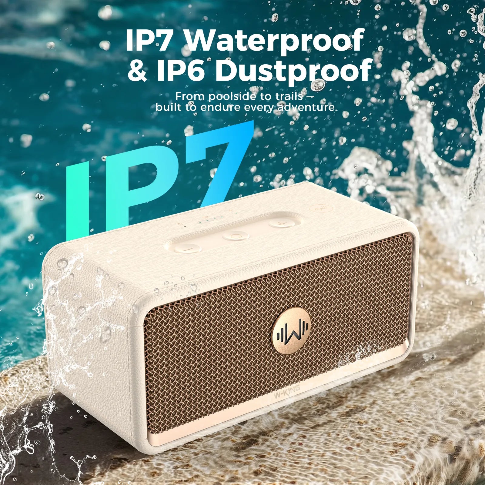 W-KING H130 Rugged Outdoor Bluetooth Speaker