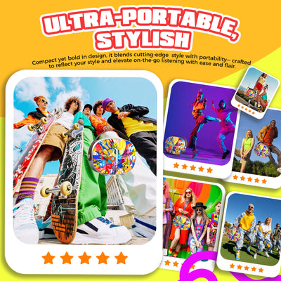 W-KING T8 II Portable Bluetooth Speaker with Deep Bass