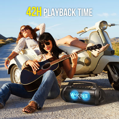 W-KING D10 120W Portable Bluetooth Speaker with Powerful Bass