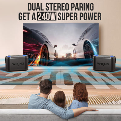 W-KING H10 Karaoke Bluetooth Speaker with Wireless Microphone