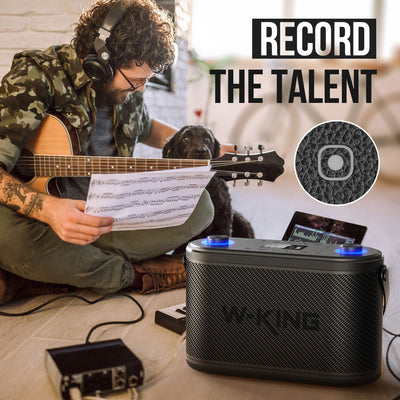 W-KING H10 Karaoke Bluetooth Speaker with Wireless Microphone