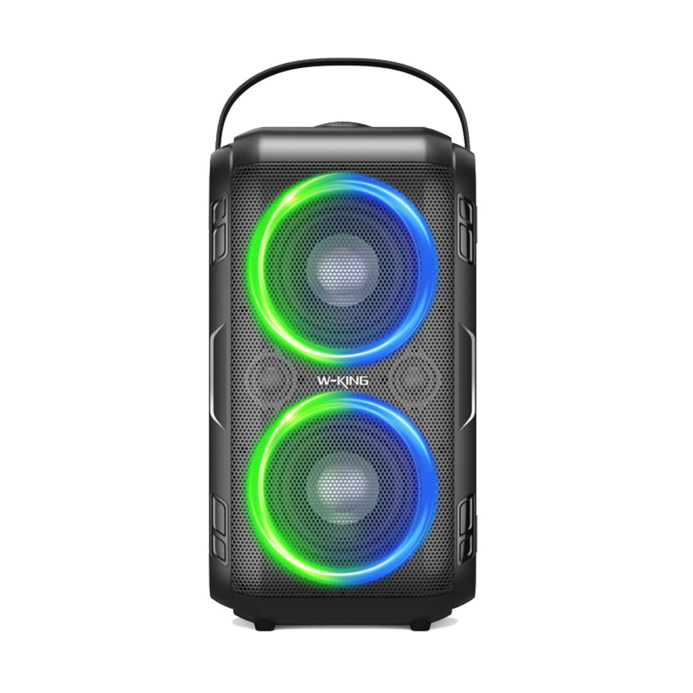 SpeakerW-KING T9-2 80W Bluetooth store 5.0 Speaker Bass105Db Sound LED 12000m AH Batt